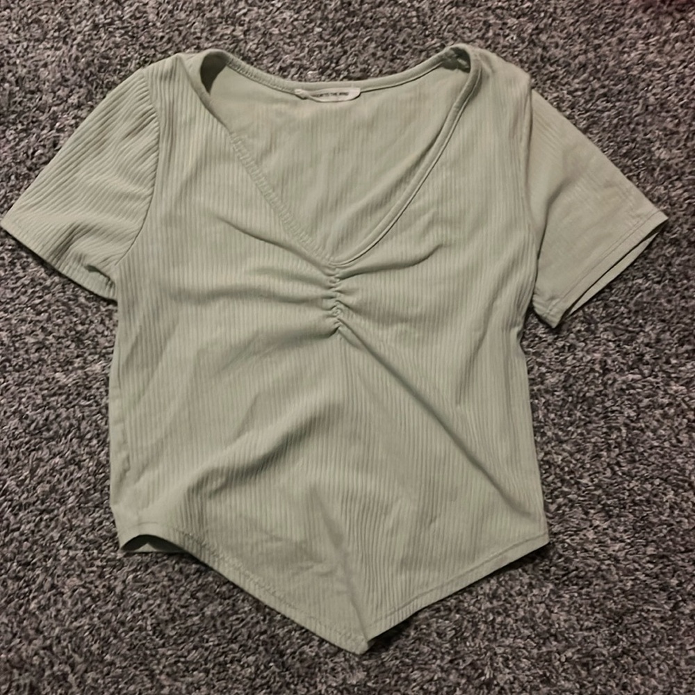 Caution to the wind cropped top